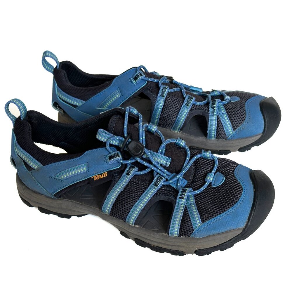 Teva Manatee KIDS SANDALS Sz 4 Blue Graphite Closed Toe Sport 1019403Y